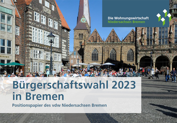 Bürgerschaftswahl 2023 in Bremen – Positionspapier des vdw Niedersachsen Bremen